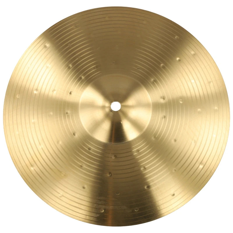 12 Inch Brass Cymbal Metal Crash Cymbal Drum Cymbals  Drum Percussion Musical Instrument For Players