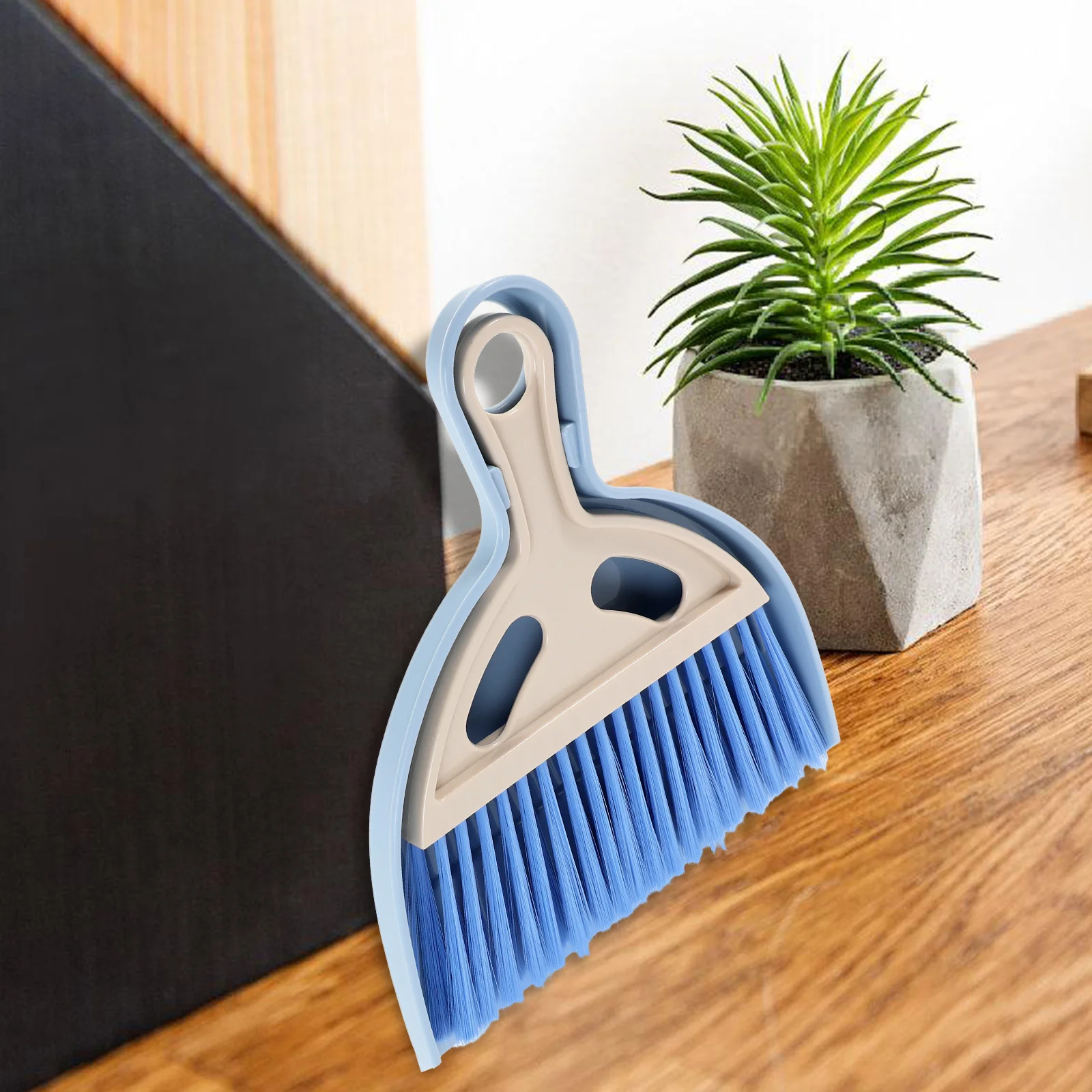 Broom Dustpan Set and Hand Brush Desktop Keyboard Cleaner Mini Cleaning Small Pp