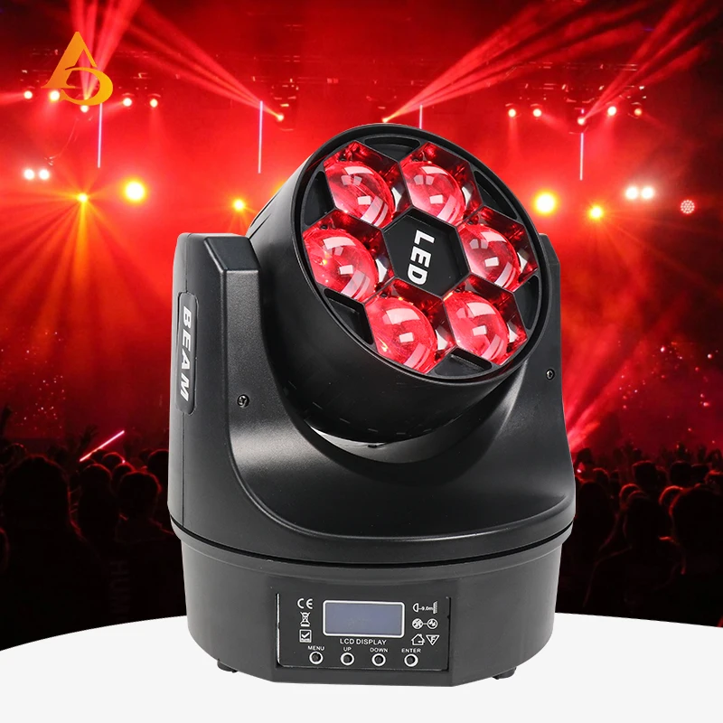 

LED RGBW 4IN1 6X15W Bee Eyes Light LED Moving Head Beam+Wash Light DMX 512 Stage Light Luces Discoteca Disco Nightclub