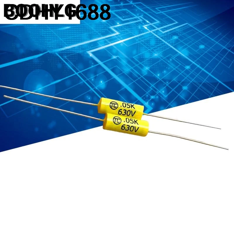 10 個 CBB MKP 0.05uf 503 5nf 630v 2J アキシャルスルーホールオーディオカップリング無限フィルムコンデンサ