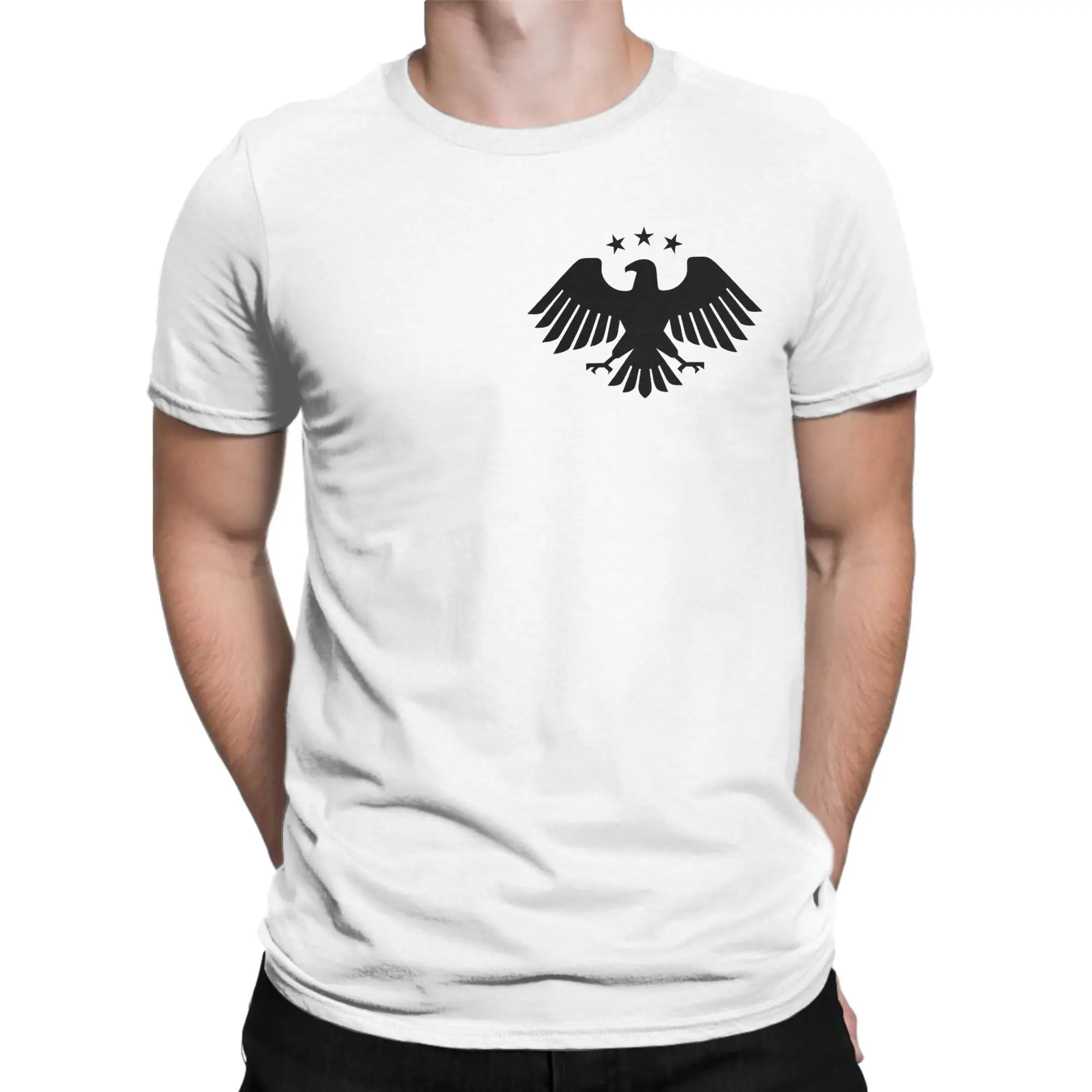 Maglietta da uomo Aquila della Siria 2025 Simbolo Magliette Trendy Cool Summer Tees Y2K Retro Stampa Abbigliamento in cotone Regalo di compleanno