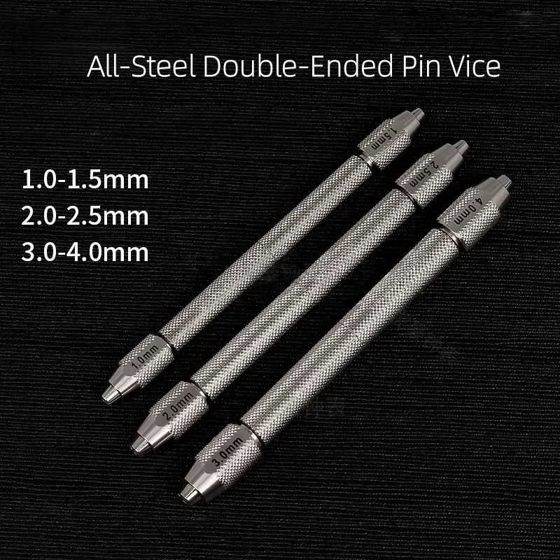 Double Tip Pins Tools Double-Headed Non-Slip Precision Steel Pick Lock Mouth Watch repair tool Tweezers pin