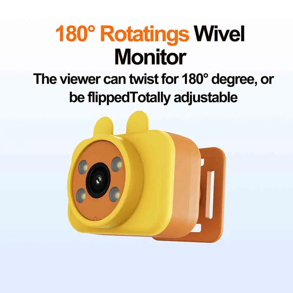 Soybean ZD23 Baby Car Mirror 2K 7'' Touch Screen Baby Camera with Night Vision 150° Wide View Angle for Infants Kids with Camera