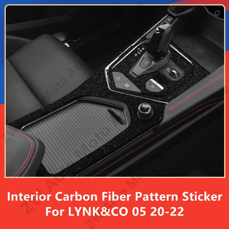 

For LYNK&CO 05 20-22 Interior Carbon Fiber Pattern Sticker Protective Film Modification Accessories Refit