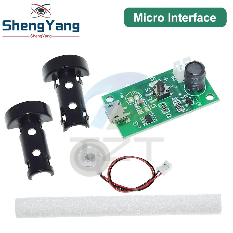 USB Mini Humidifier DIY Kits Mist Maker and Driver Circuit Board Fogger Atomization Film Atomizer Sheet Mini Oscillating image 4