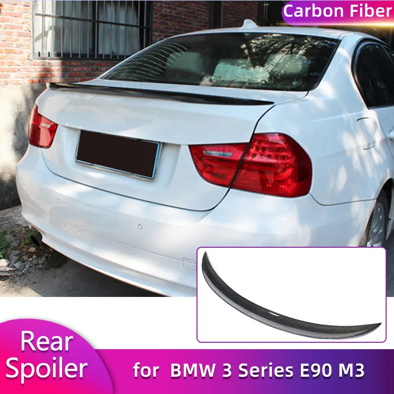 

Full Carbon Fiber Rear Trunk Spoiler Wings for BMW 3 Series E90 M3 Sedan 2005-2012 328i 330i Car Rear Spoiler Boot Wing Lip