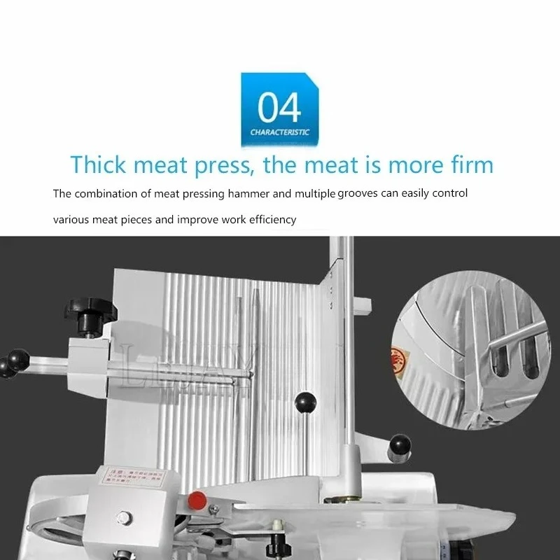 

Commercial Frozen Meat Slicer Electric Bacon Slicing Cutting Machine