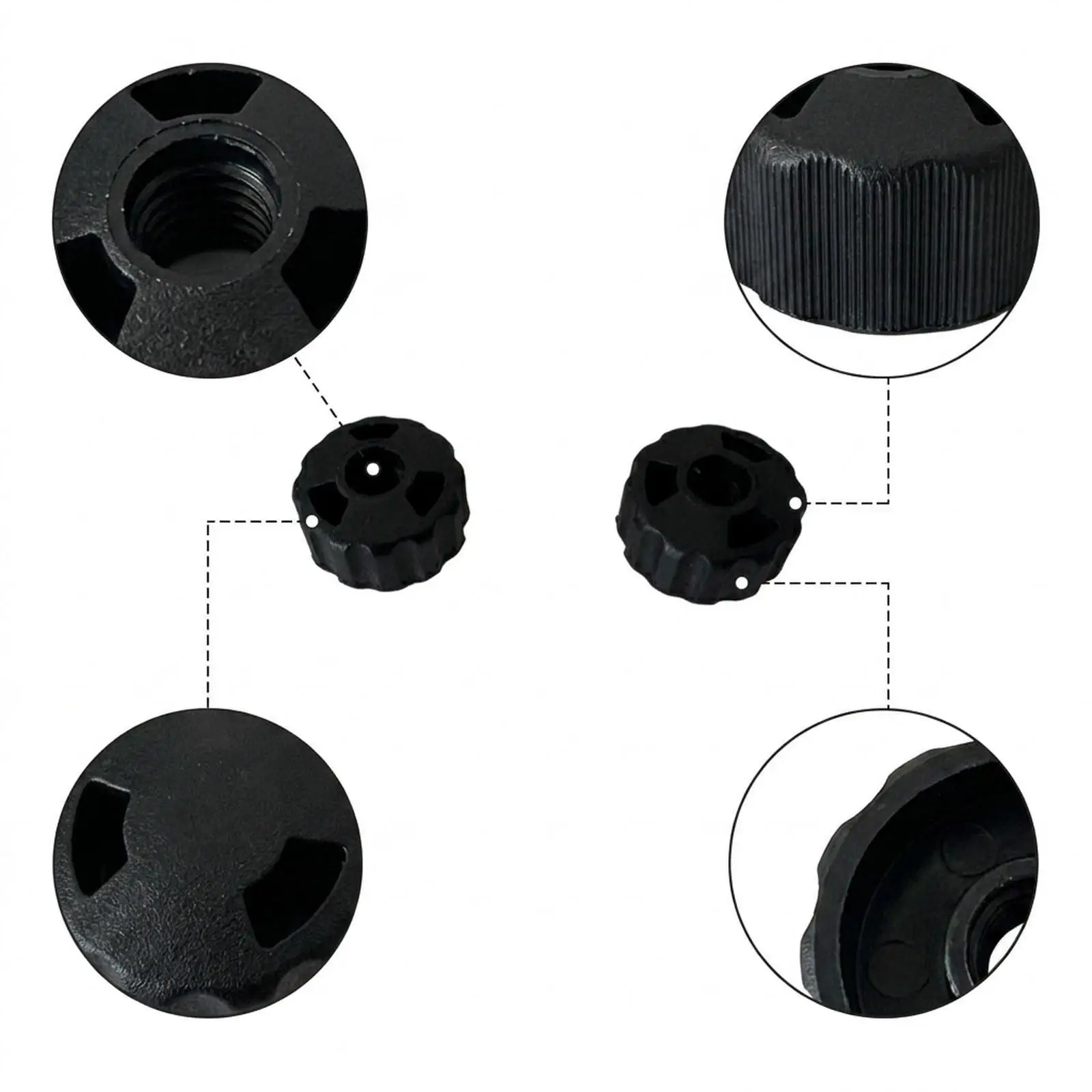 Durable Cymbal Lock Nut Quick Release Cap Plastic Drum Part for Percussion Instruments Drummer Accessories