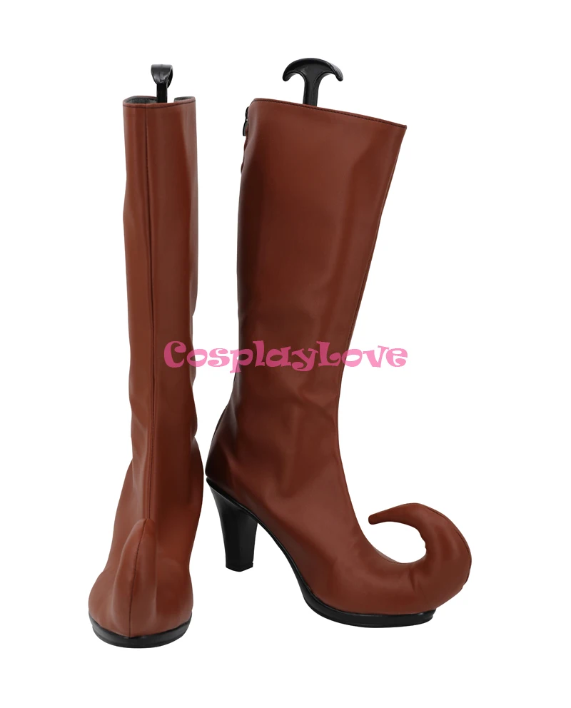 

ONE PIECE Charlotte Perospero Dark Red Cosplay Shoes Long Boots Leather CosplayLove For Halloween Christmas