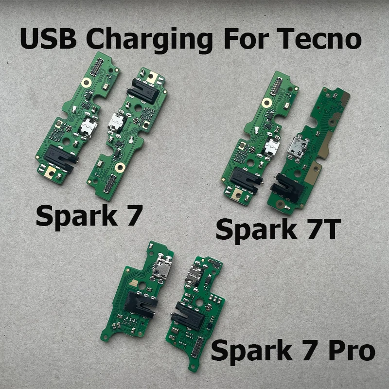 

USB Charging Dock Port Socket Jack Plug Connector Charge Board For Tecno Spark 7 Pro 7T KF6 Flex Cable