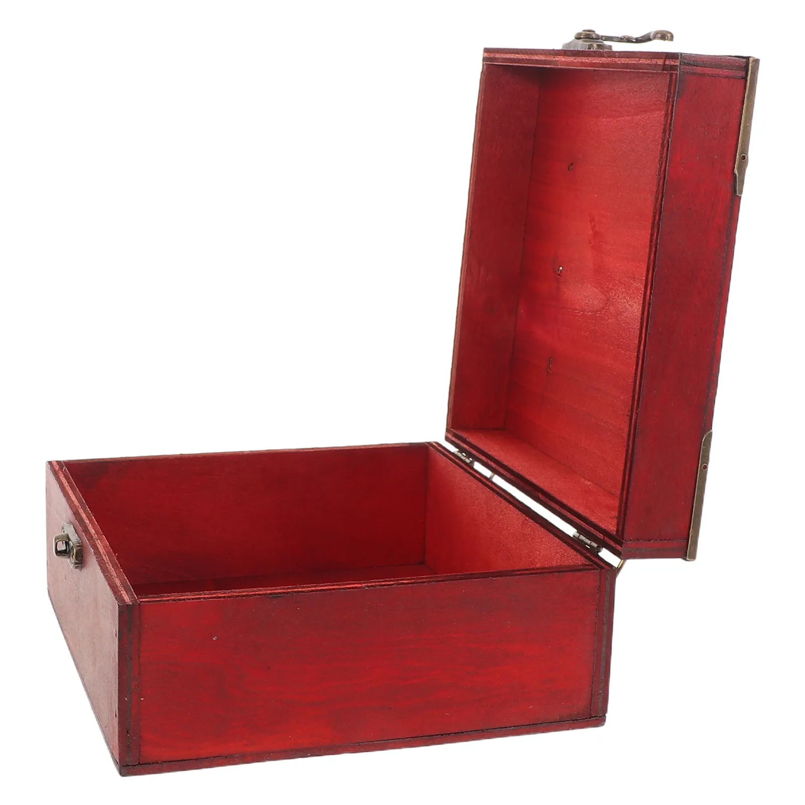 Small Wooden Storage Box Set of 3 for Jewelry Rings Coins Collection Display Cabinet Drawer Retail Merchandise