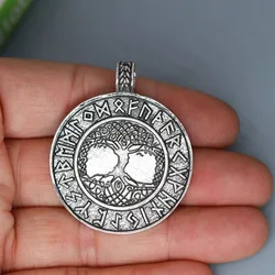 3Pcs/lot Nodic Vikings Runes Pendant Stainless Steel Charms For DIY Craft Necklace Earrings Handmade Jewelry Making Accessories