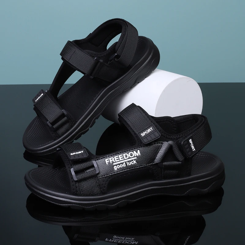 Marke Klassische Herren Sandalen Sommer Echtes Leder Sandalen Männer Outdoor Lässig Leichte Sandale Mode Männer Turnschuhe Größe 39-47