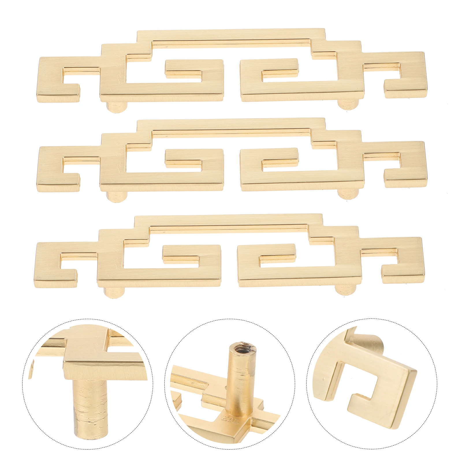 

Door Handle Cabinet Wardrobe Pull Chinese Style Doors Pulls niture Hardware Zinc Alloy Knobs for Wardrobes