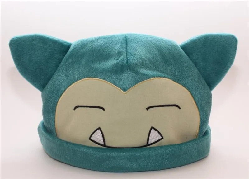 Pokemon Snorlax Cap Kawaii Cartoon Figur Hut Cosplay Mode Ornament Spielzeug Kinder Mädchen Geschenke – Detail 2