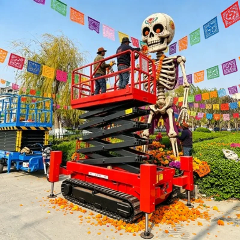 Scissor Lift Table 1000kg 2000kg Stationary Lifting Platform Hydraulic Scissor Lift Platform Work Platform for Factory Dock