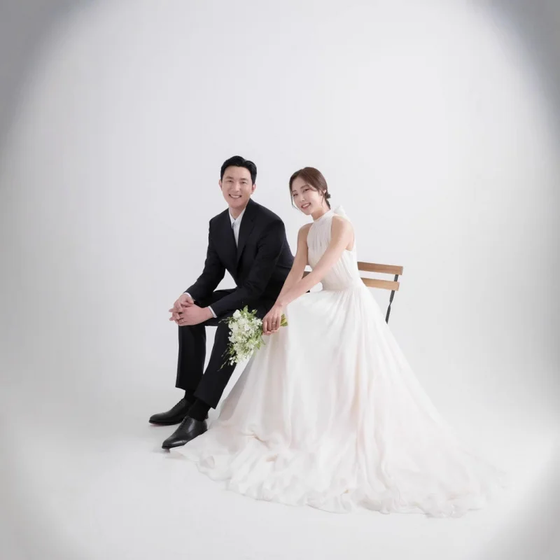 Gaun Sifon Bahu Terbuka Baru Elegan Gaun Putih Resepsi Peri Super Pernikahan Rumput Kereta Kecil Tembak Perjalanan Gaya Hutan