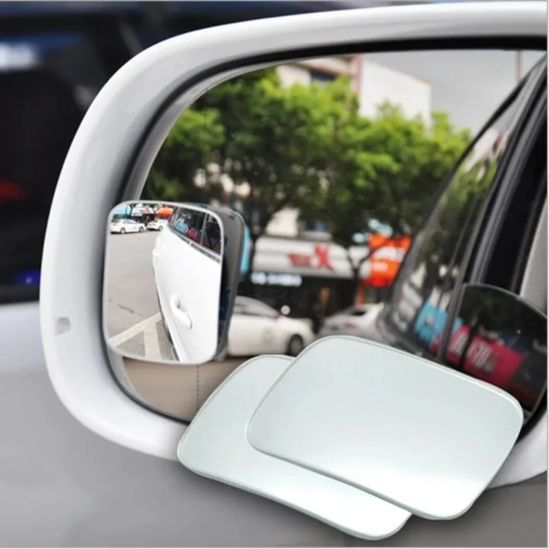 New Adjustable Wide-angle High-definition Convex Auxiliary Pasted Type Rearview Mirror 1pair for Interior Rearview Mirror