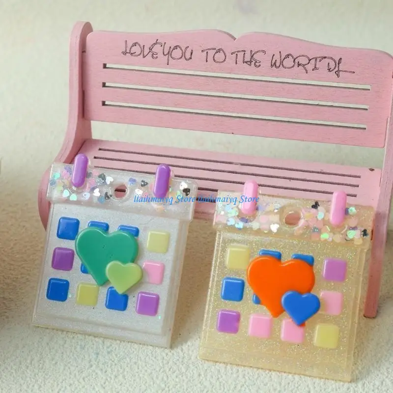 573B Moldes Pingente Série Dia Namorados Material Silicone Ferramentas Fabricação Manual DIY