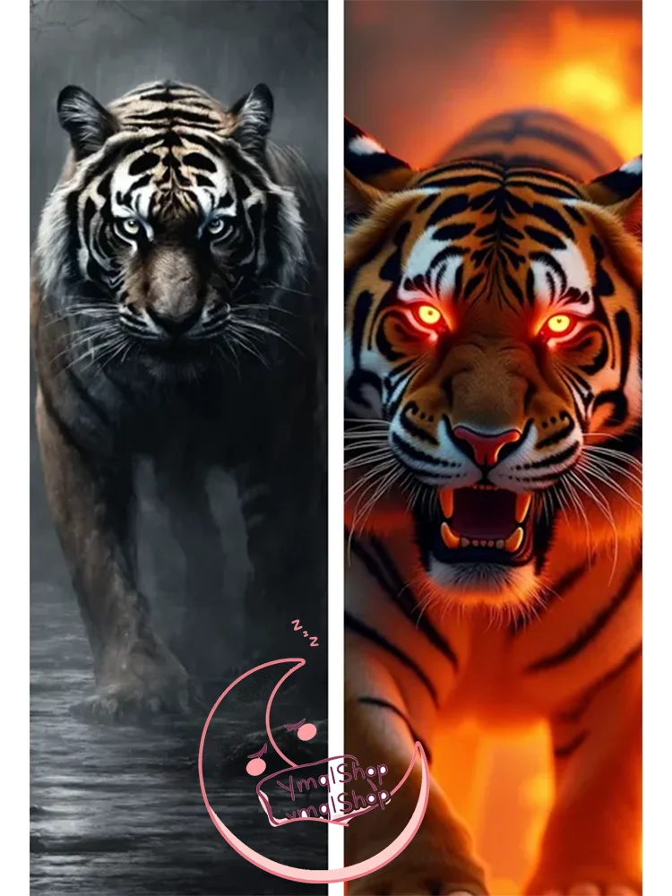 

Dakimakura Cover Unlimited AI Custom Size Double-sided Print Life-size Body Skin-Friendly Fabric kemono tiger body pillow case