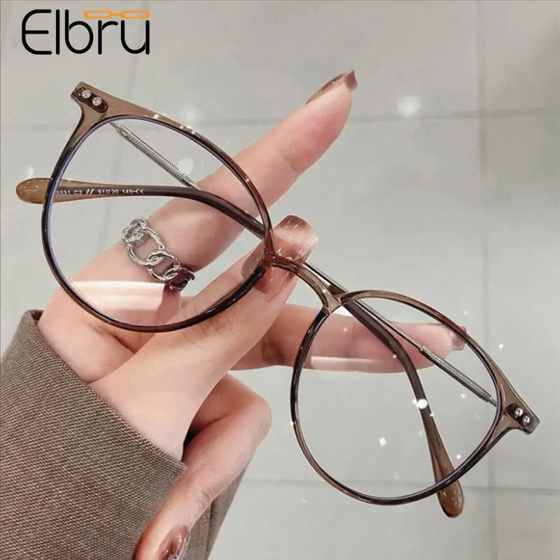 Elbru-gafas de lectura multifocales progresivas para presbicia, ultraligeras, antiluz azul, Unisex, multienfoque