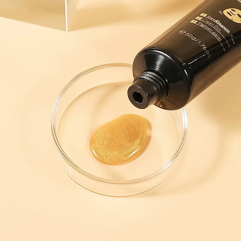 LAIKOU 24k الذهب الحلزون تمزيق خرطوم قناع 50 جرام التطهير العميق تشديد المسام السيطرة على النفط العناية بالوجه ماكياج تقشير قناع