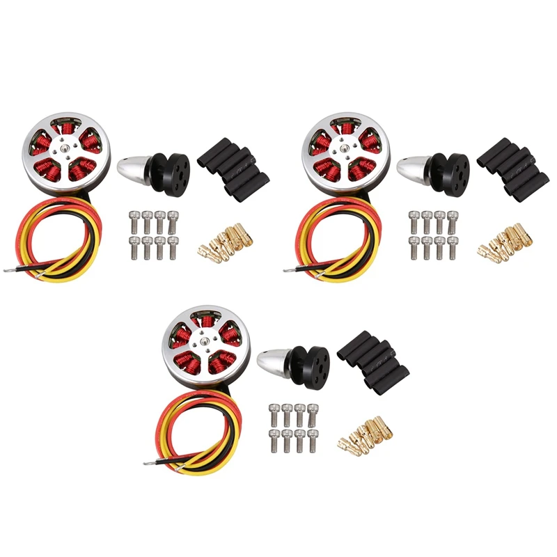 3X 5010 360Kv High Torque Brushless Motors For Multi Copter Quad Copter Multi-Axis Aircraft