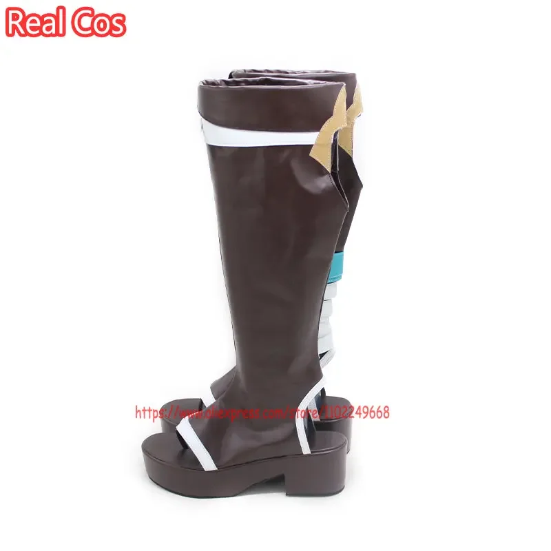 WAT RealCos Anime Game Genshin Impact Gorou Cosplay Women Shoes Boots Props Halloween Party Accessories Customization C 2025 New