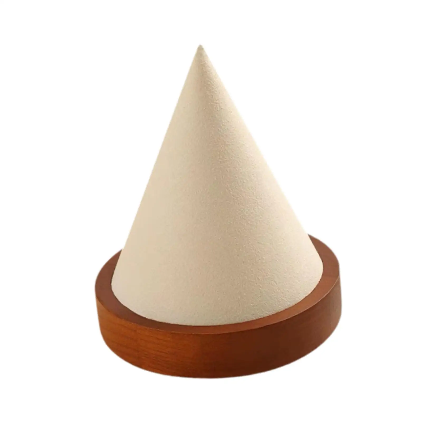 

Wooden Bangle Holder Versatile Jewelry Stand for Dresser Countertop Showcase Beige