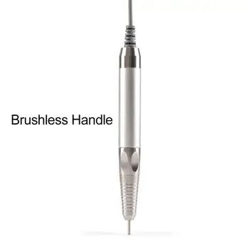 Brushless nail drill replacement head 35KRPM low vibration manicure pen Metal alloy silent nail drill for pedicure salon