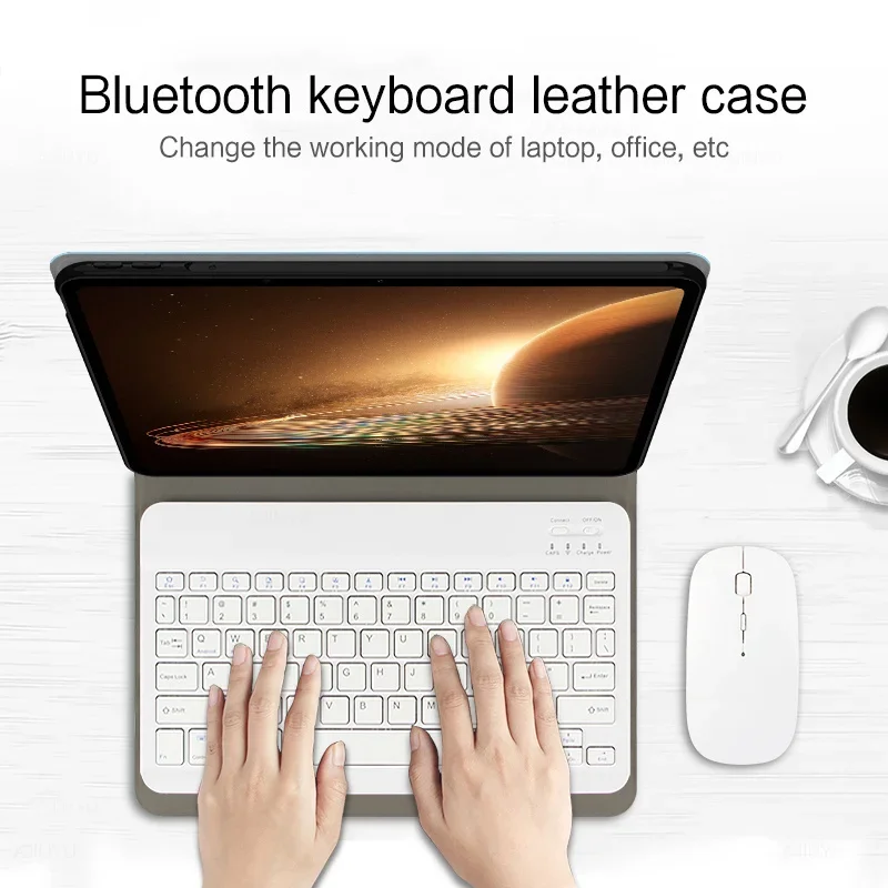 Keyboard Case For Lenovo Tab Plus 2024 Xiaoxin Pad 11.5 Inch Case with Bluetooth Keyboard Tablet Cover Funda