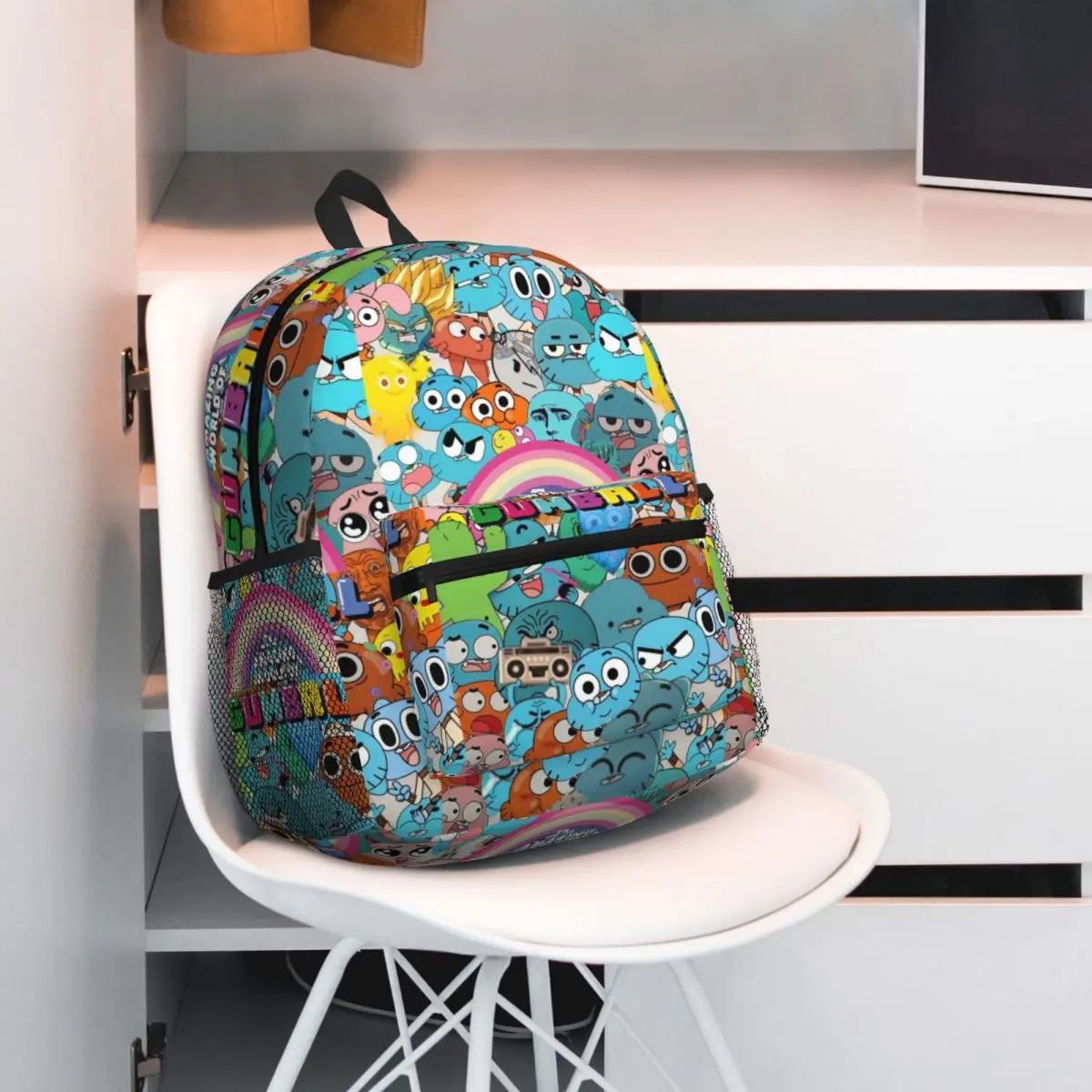 

Рюкзак The Amazing World Of Gumball, рюкзак большой емкости, детская сумка для книг, школьная сумка, сумки на плечо для мужчин и женщин