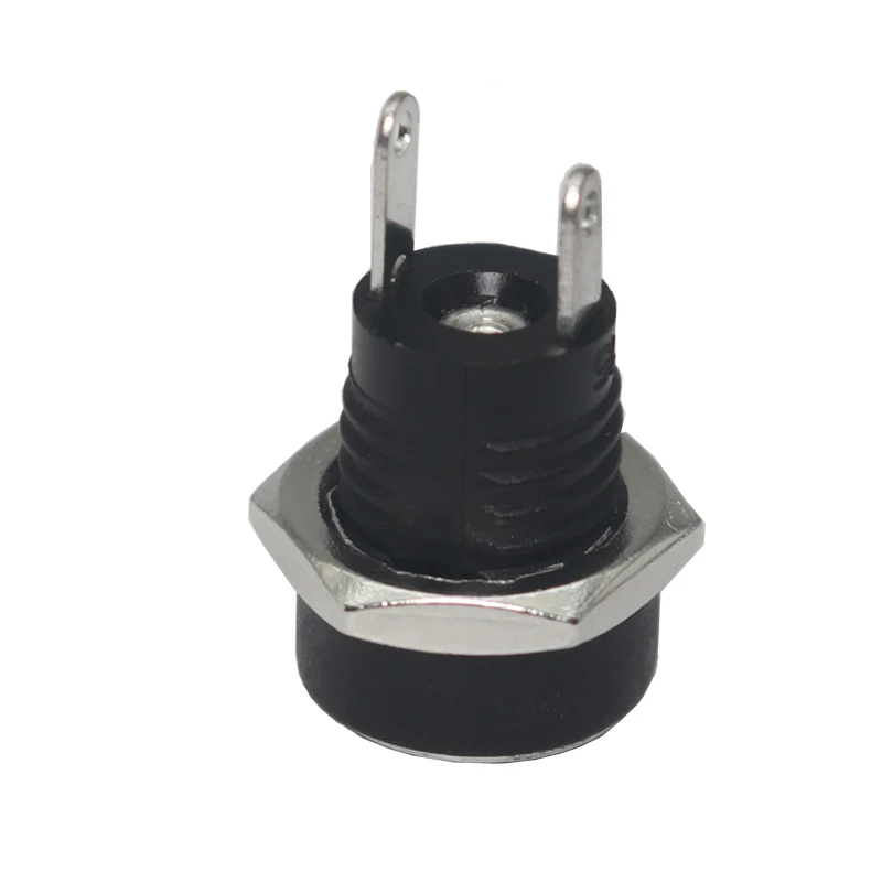 【10Set】3A 12V 5.5x2.1/2.5mm Plastic Male Plugs DC022 DC Power Socket Female Jack Screw Nut Panel Mount Connector 3.5x1.3MM