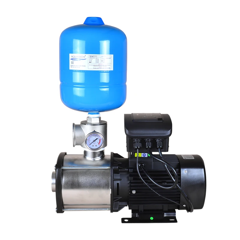 Variable frequency constant pressure booster pump, large flow rate, fully automatic, silent, household hotel hot water, high