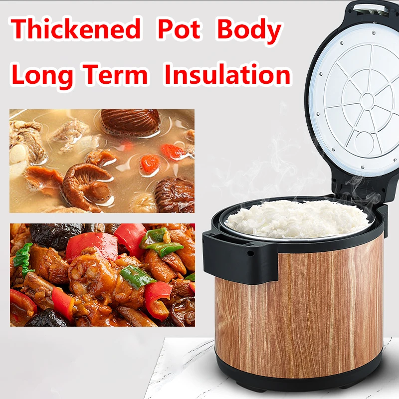 15L Electric Rice Cooker 220V Rice Cooker Non-stick Inner Liner Soup Rice Warmer Kitchen Appliances For Restaurant/Hotel