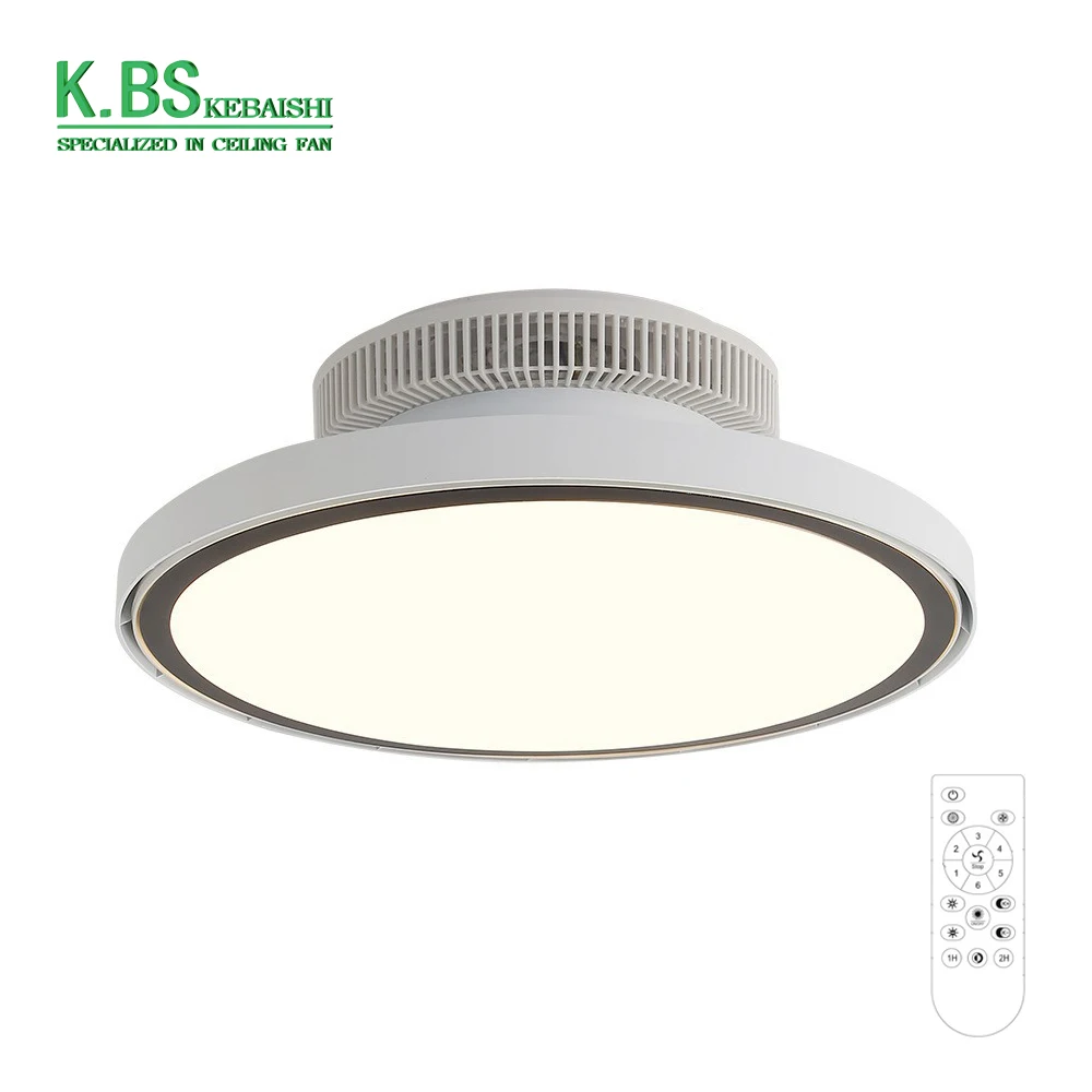 

Bladeles Simple Ceiling Lamp Intelligent Remote Control APP Control LED Chandelier Ceiling Fan With Light