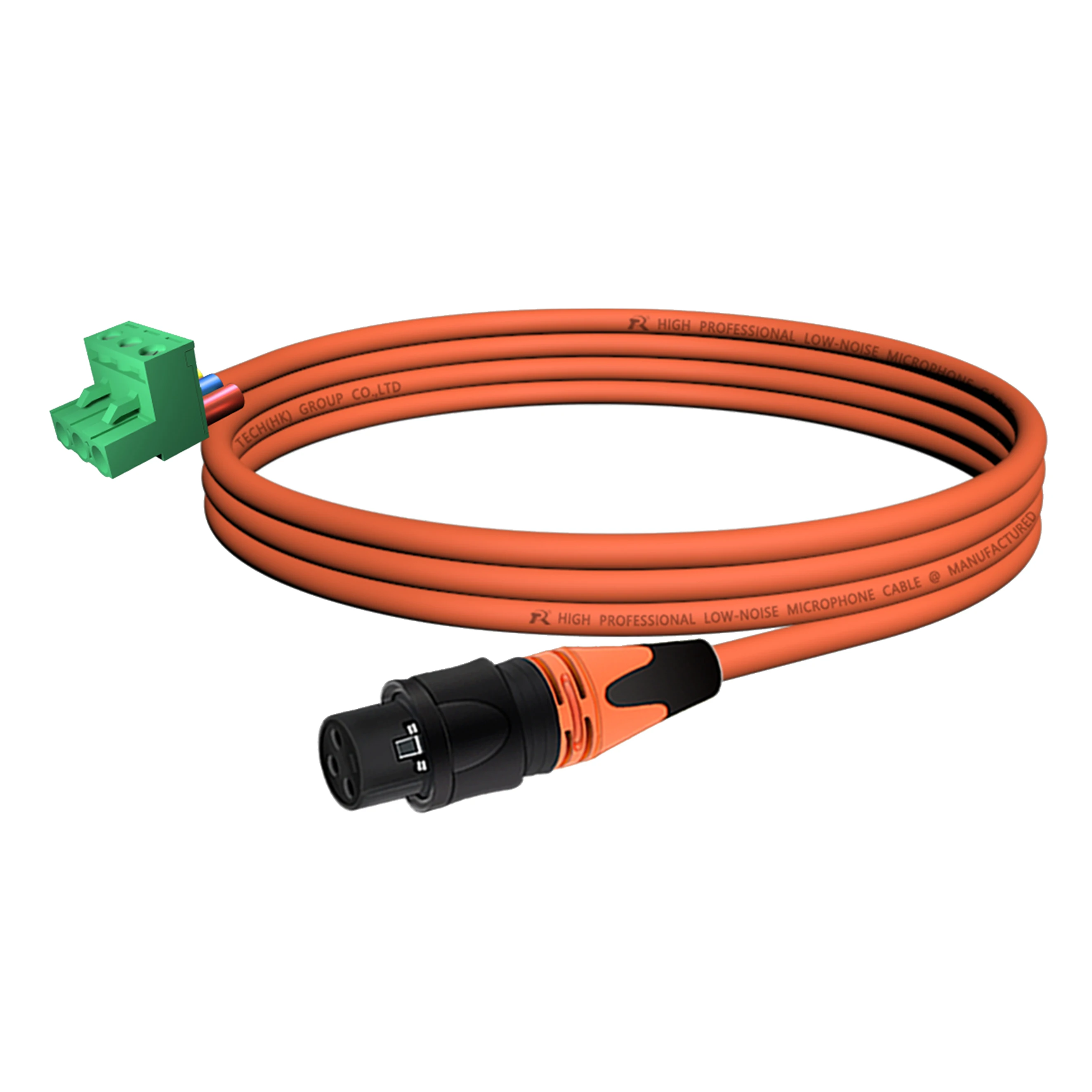 3P XLR Gerader Stecker Audio-Verbindungskabel, 5,08mm 3-Pin Schraubklemme zu XLR-Stecker/-Buchse, Geräuscharm Abgeschirmt für Soundsysteme – Detail 5