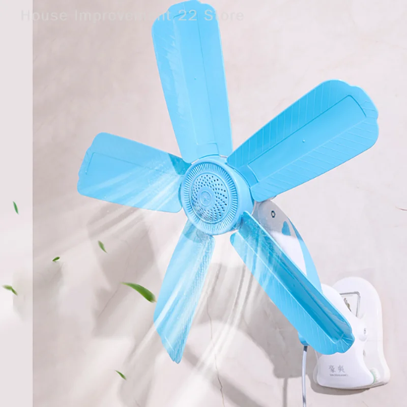 Ventilatore da tavolo per la casa Mini elettrico a parete per ufficio Ventole di raffreddamento per morsetto Studente Dormitorio Letto Ventilazione del vento naturale 220V