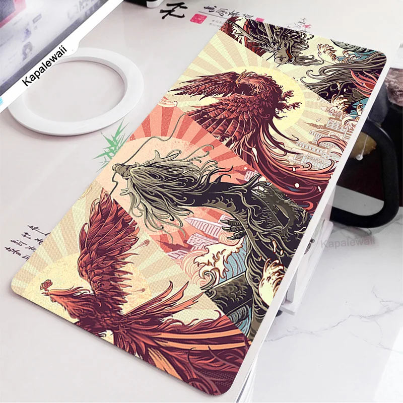 

Gaming Mouse Mat Chinese Style Mausepad Large Mousepad Protector Mause Pad PC Gamer Computer Accessories Keyboard Desk Mats XXL