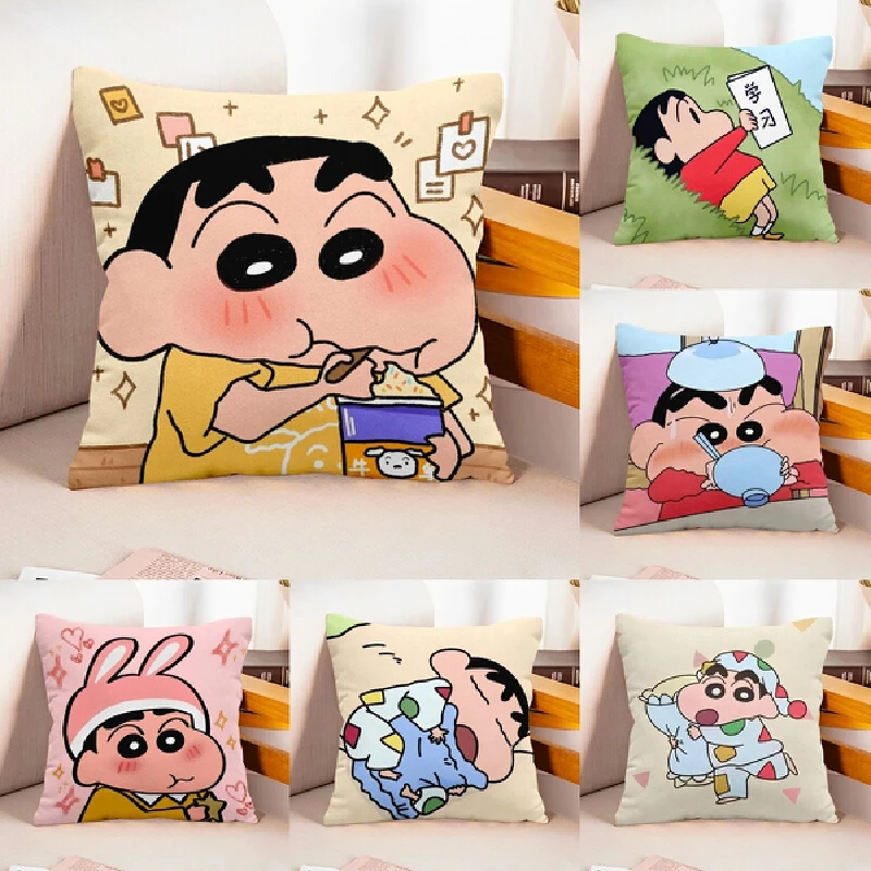 Crayon Shin Chan Anime Peripheral Pillow Cushion Shin Chan Creative Sofa Cushion Car Pillow Can Be Used For Bedhead Pillow Gift