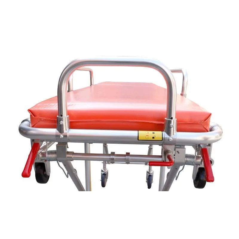 Medical Ambulance Patient Transfer Stretcher Lightweight Aluminum Emergency Loading Bed For First Aid