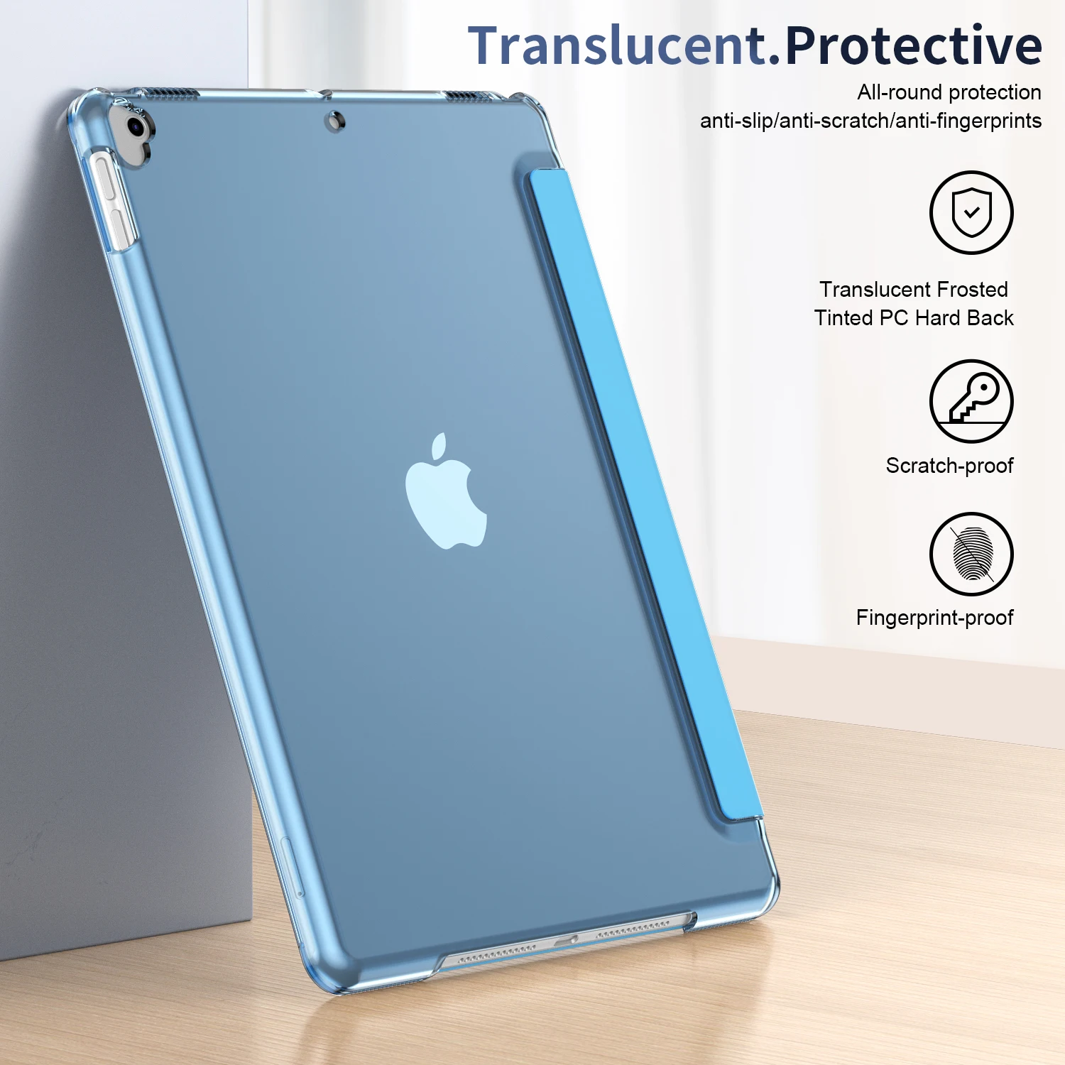 Apple iPad 第 7 / 8 / 9 世代ケースカバー 10.2 "Air 3 Pro10.5 インチスマート磁気レザー