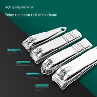 19Pcs Creative Stainless Steel Nail Clippers Set Home Beauty Manicure Kits Foot Trimming Leather Sleeve Nail Care Kit Men/Women