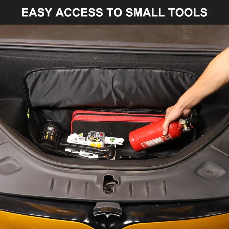 

For Tesla Model S 2014+ front trunk storage bag, car hood front trunk storage bag, tool storage bag, auto accessories
