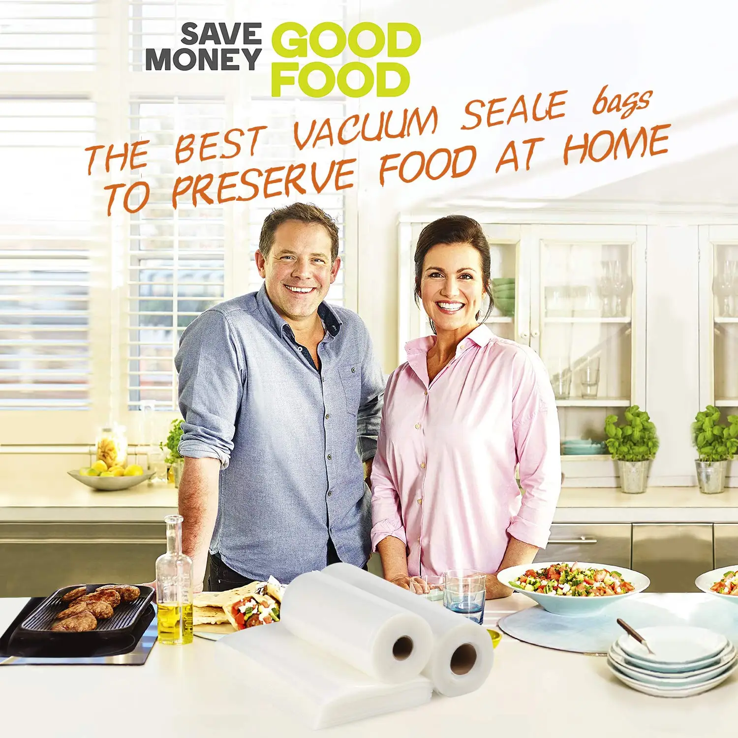 Пакеты для вакуумной упаковки продуктов, 12 + 15 + 20 + 25 + 28 см