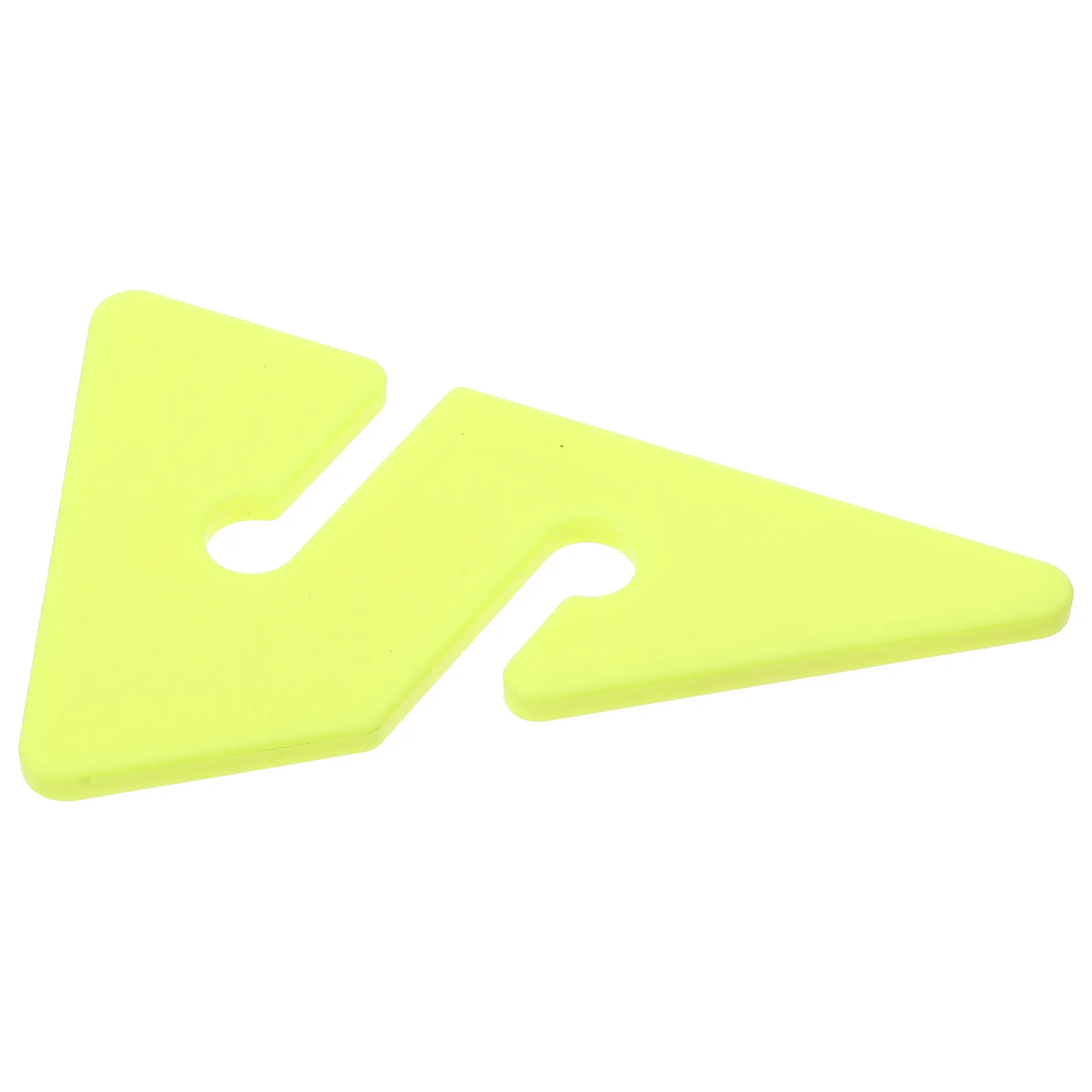 

Diving Triangle Marker Fluorescent Yellow Lightweight Durable ABS Material Line Rope Guide Direction Tool Marking Spots Teams