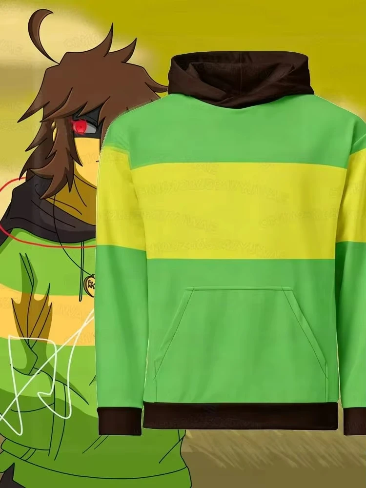 Winter Damen Herren Game Deltarune Cosplay Hoodie Unisex Streetwear Langarm Freizeit Kapuzenpullover 3D-Druck Pullover – Detail 3