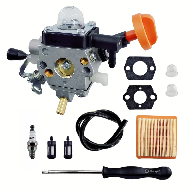 Kit de filtro de ar do carburador 4180-120-0615 para stihl fs91r fs91 fc91 fs111 fc111 km91r km111r ht102 fc96 aparador roçadora carb