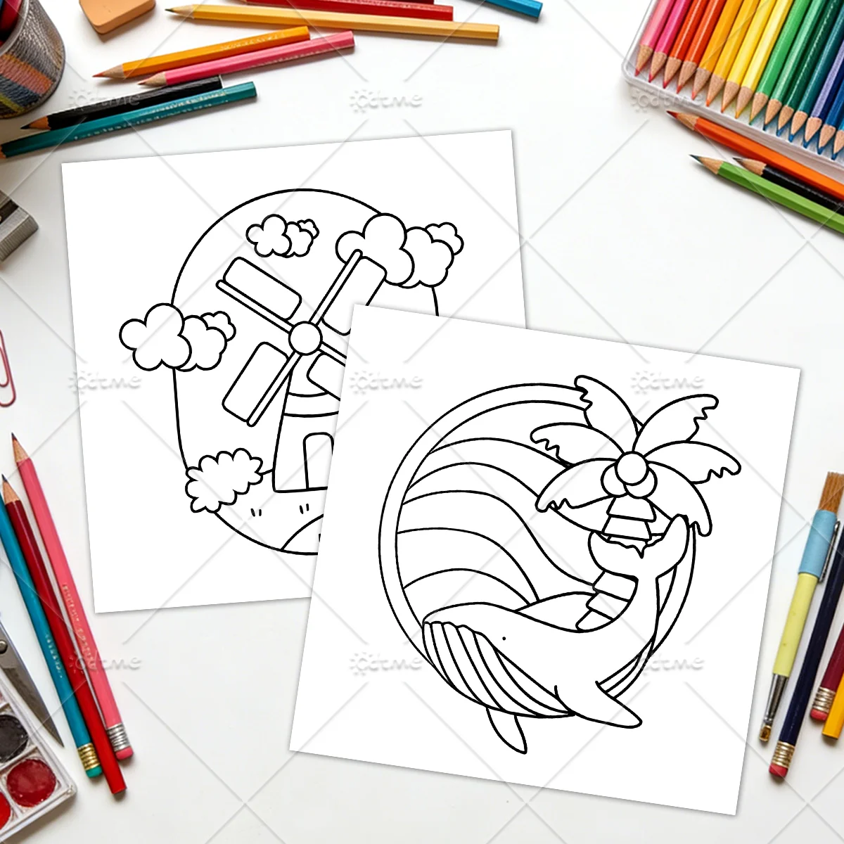 EASY ARTS Malbuch für Erwachsene und Jugendliche mit niedlichen, gemütlichen täglichen Aktivitäten zur Entspannung (Cozy Spaces Coloring) – Detail 7