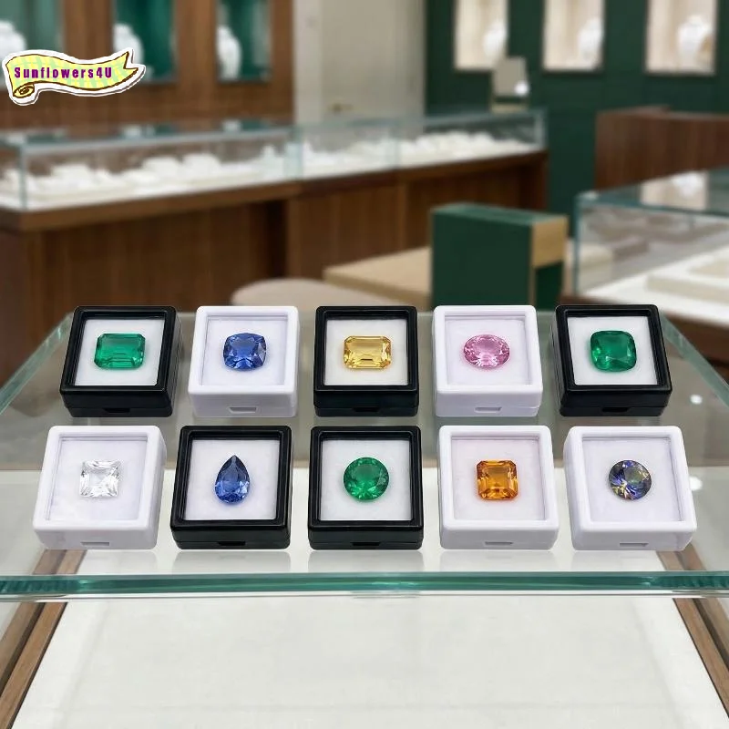Jewelry Organizer Case 10PCS Set for Rings Earrings Gem Storage and DIY Packaging